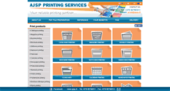 Desktop Screenshot of ajspprintingservices.com